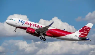 Самолёт FlyArystan не долетел до Павлодара