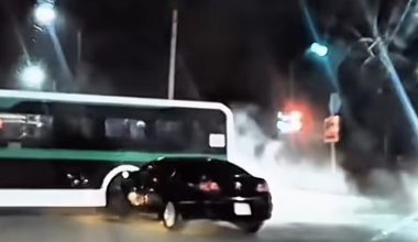 В Костанае водитель погиб, пытаясь скрыться от полиции