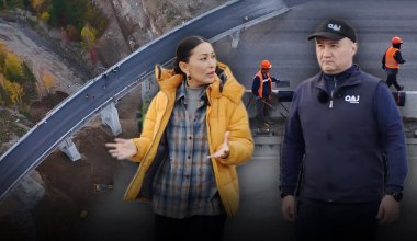 Через горы к Рахмановским ключам. Как строят дороги в Восточном Казахстане