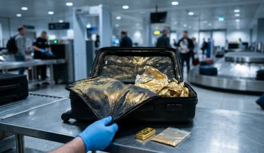 Узбекистанцы пытались вывезти из Шымкента золото в чемоданах